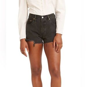 Levi's Women's 501 Original Black Jean Shorts